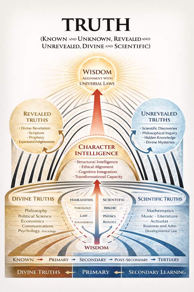 The Whole Truth Known and Unknown, Revealed and Unrevealed, Divine and Scientific