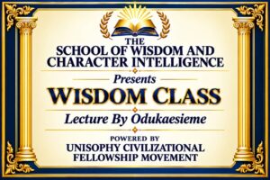 THE FOUNDING MEMBERS OF UNISOPHY CIVILIZATIONAL FELLOWSHIP MOVEMENT